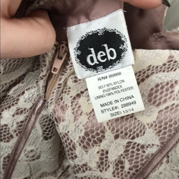 Dusty Rose Prom Dress - Picture 4 of 4